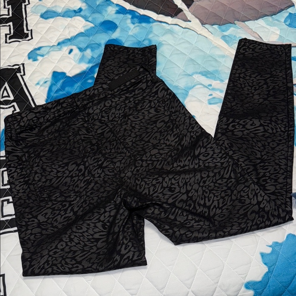 Womens Black Patterned Bottoms - image 5